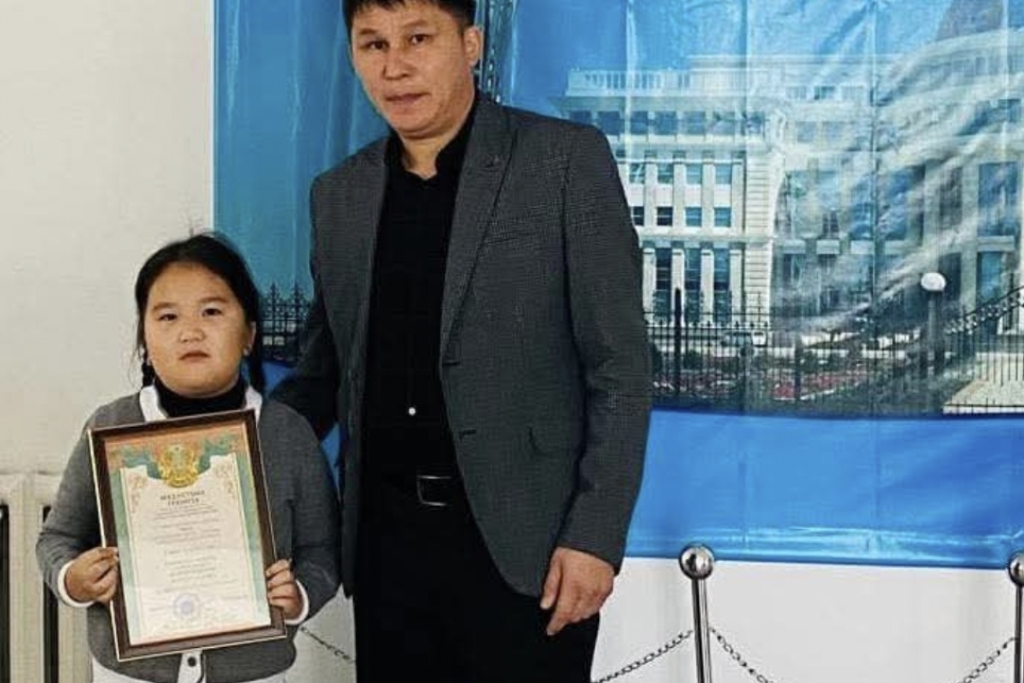 "Зерде" байқауының жас жұлдызы.